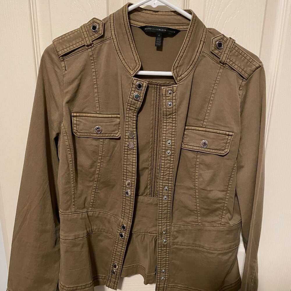 White House Black Market Utility Jacket